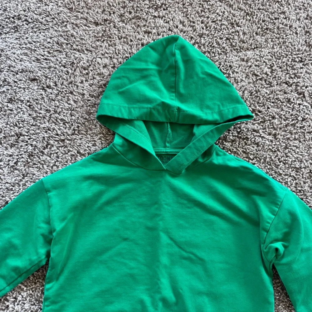 Green Kids Hoodie Size 5 (Fits 4-5T) Cotton Pullover